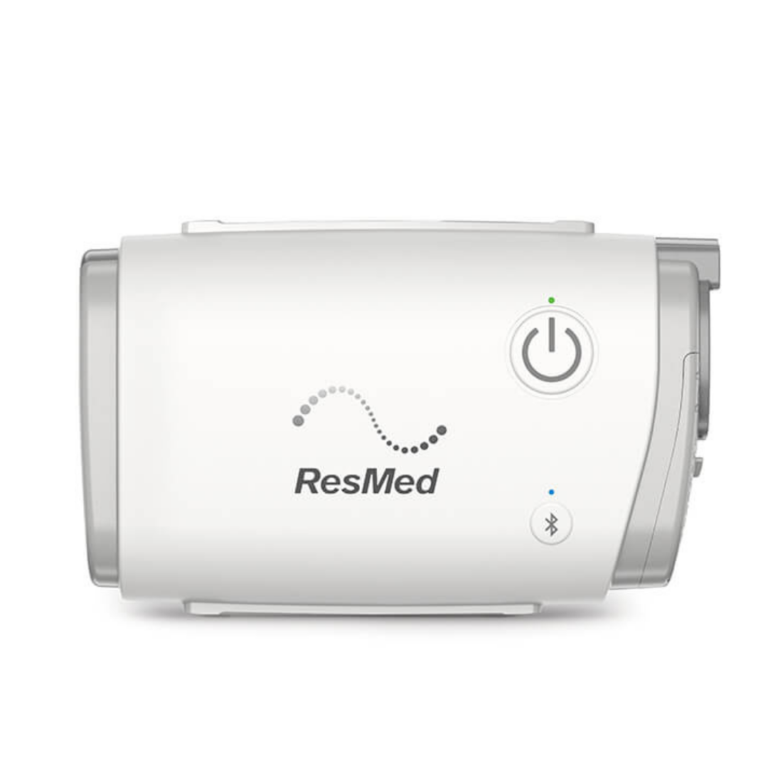ResMed AirMini next to ResMed AirSense 10
